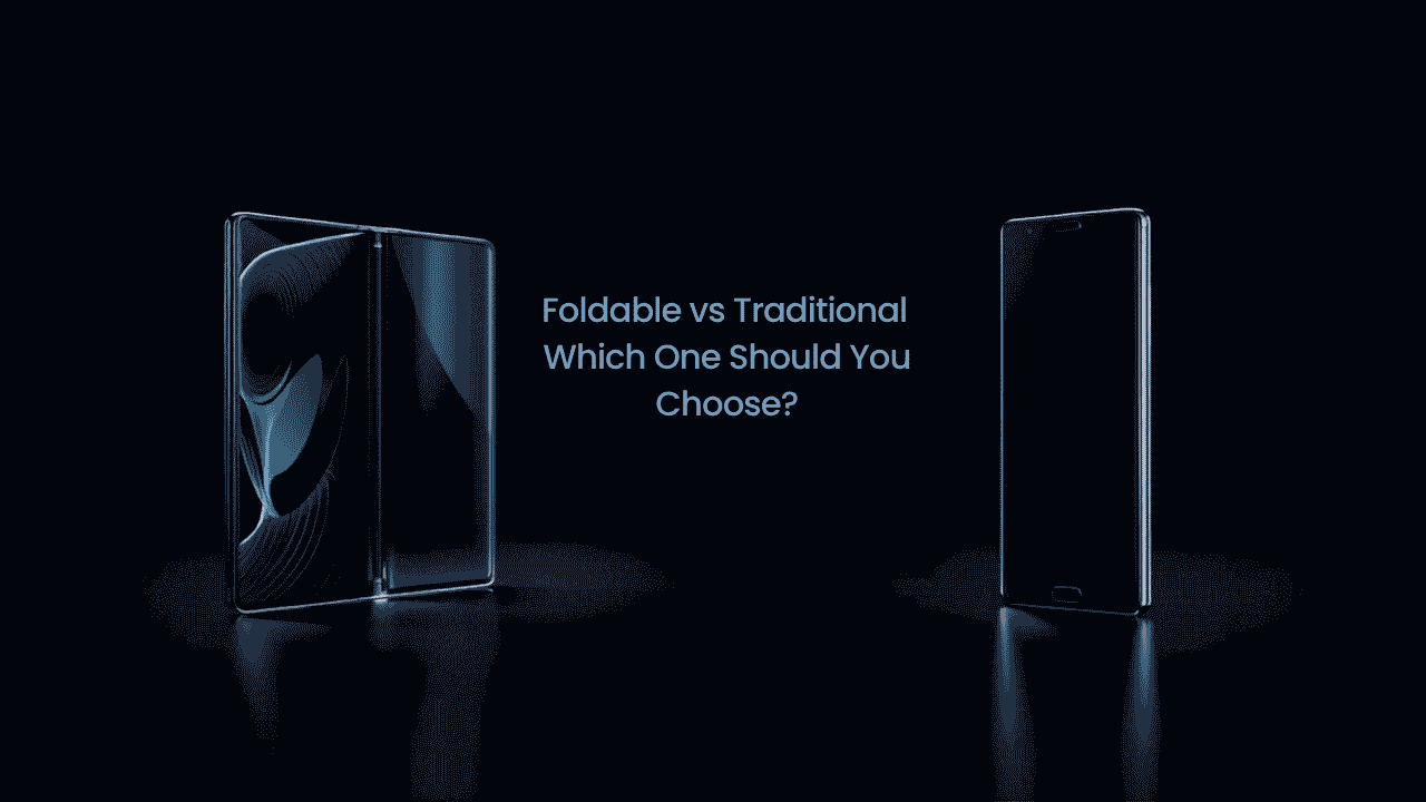 Galaxy Z Fold 8 compared with a traditional smartphone, highlighting foldable display technology and productivity benefits