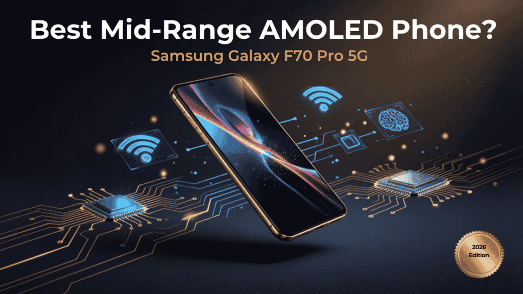 Samsung Galaxy F70 Pro 5G, Galaxy F70 Pro 5G, Samsung F70 Pro, Samsung Galaxy F Series, Samsung Smartphones, AMOLED Display, Super AMOLED, Samsung Display, Display Technology, 5G Smartphone, Mid-Range Smartphone, Android Phone, Samsung One UI, Samsung 2026, Mobile Technology, Smartphone Buying Guide, Premium Mid-Range Phones, Samsung Innovation, Consumer Electronics, Tech News, Future Smartphones, Sunlong Pakistan