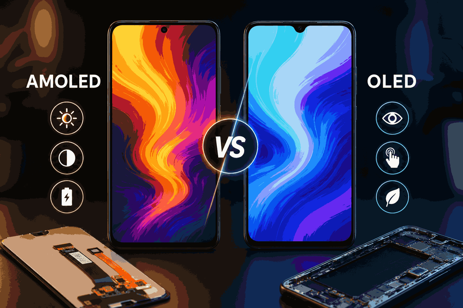 AMOLED vs OLED Display